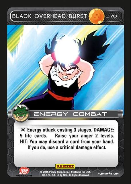 Black Overhead Burst (FOIL)